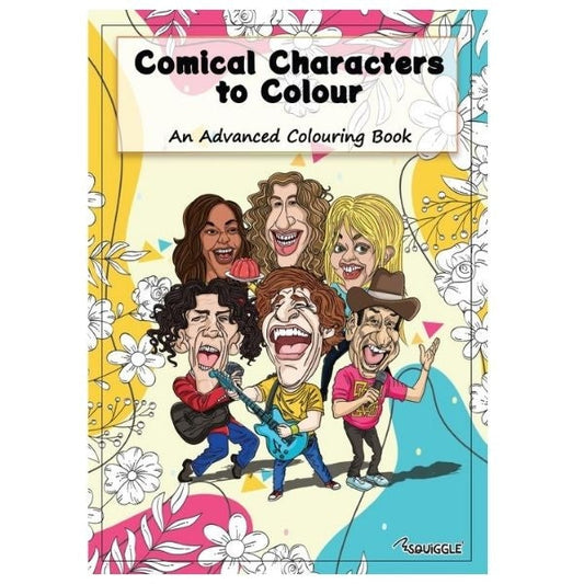 Advanced A4 Colouring Book Comical Character P2955 (Parcel Rate)