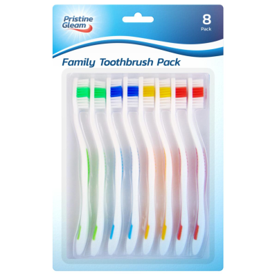 Toothbrush Family Pack of 8 996224 (Parcel Rate)