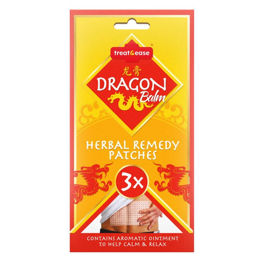 Dragon Balm Herbal Remedy Patches Pack of 3 311328 (Parcel Rate)