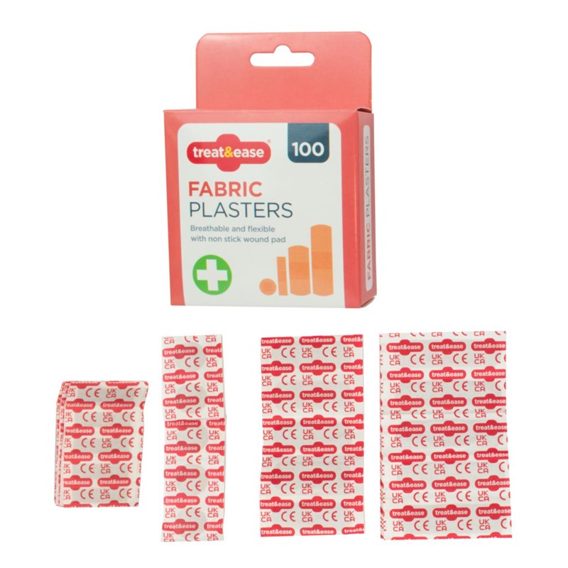 Fabric Plasters Pack of 100 321321 (Parcel Rate)