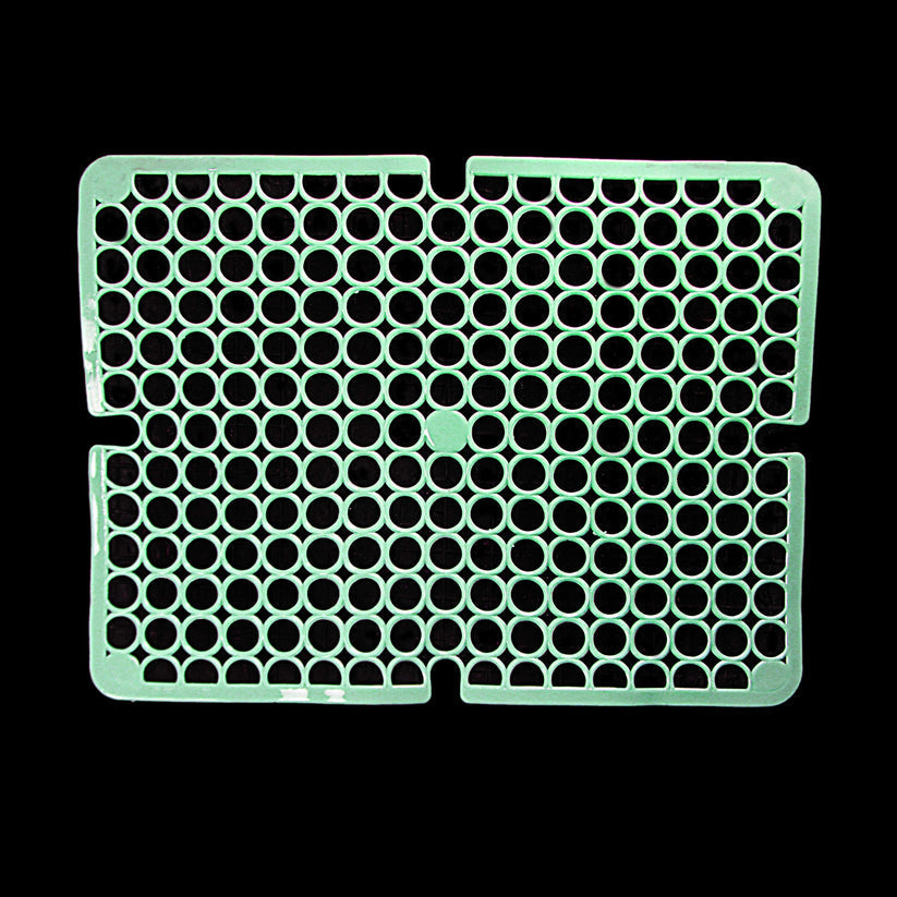 Square PVC Plastic Sink Mat with Circle Pattern 29 x 29 cm Assorted Colours 6995 (Parcel Rate)