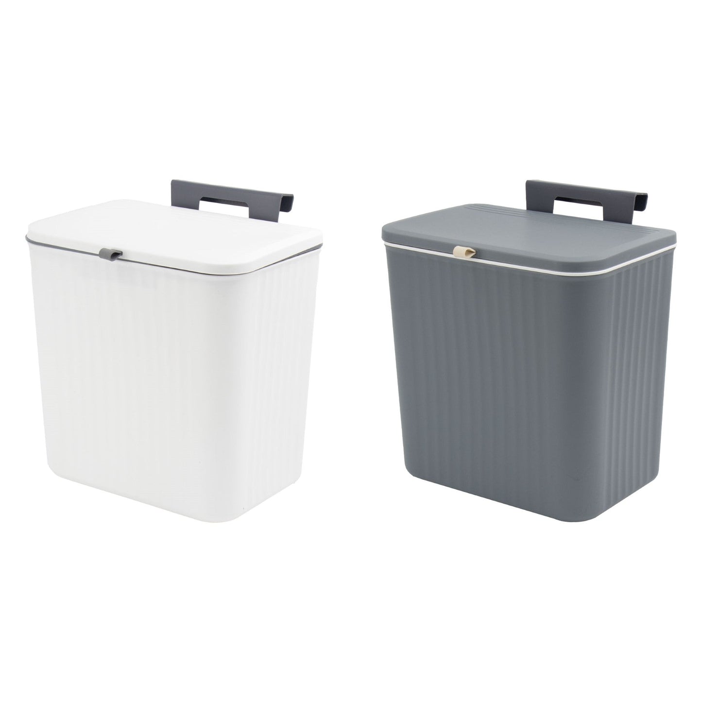 Tuffex Plastic Kitchen Hanging Bin with Reversible Cover 5L 28 x 9 x 27 cm Assorted Colours 10760 / TP727 (Parcel Rate)