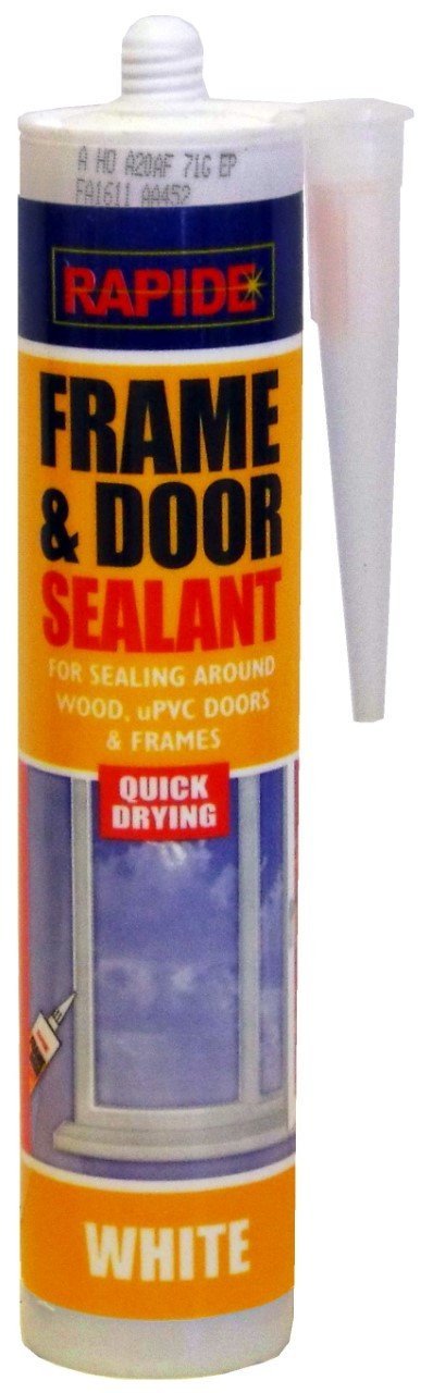 Rapide Frame & Door Sealant White 260ml 5970 A (Parcel Rate)