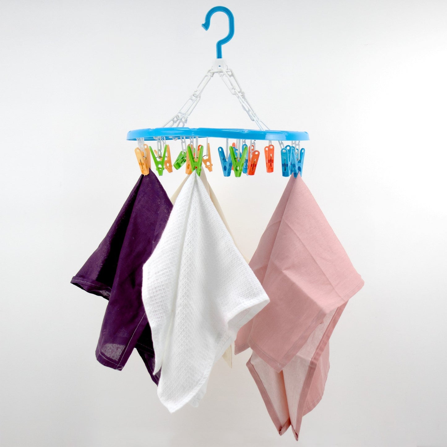 Durane Laundry Peg Hanger Round 32cm Assorted Colours 9852 (Parcel Rate)